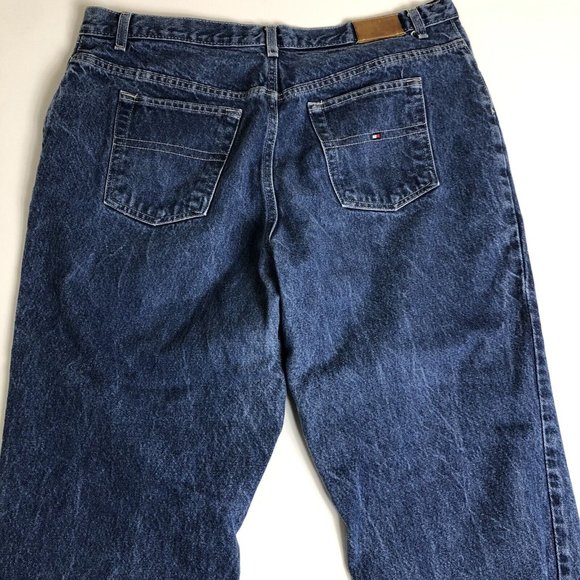VTG TOMMY HILFIGER WOMEN'S PLUS SIZE 18 INSEAM 28 DENIM JEANS L31 - Picture 6 of 8